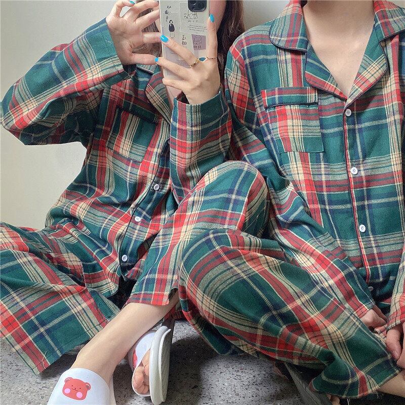 スプリングオータムグリーン格子柄 春物 秋物 萌量不足76488964305