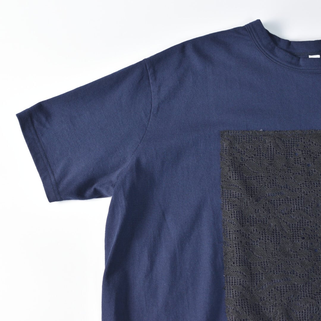 prit プリット ボタニカルレースTシャツ