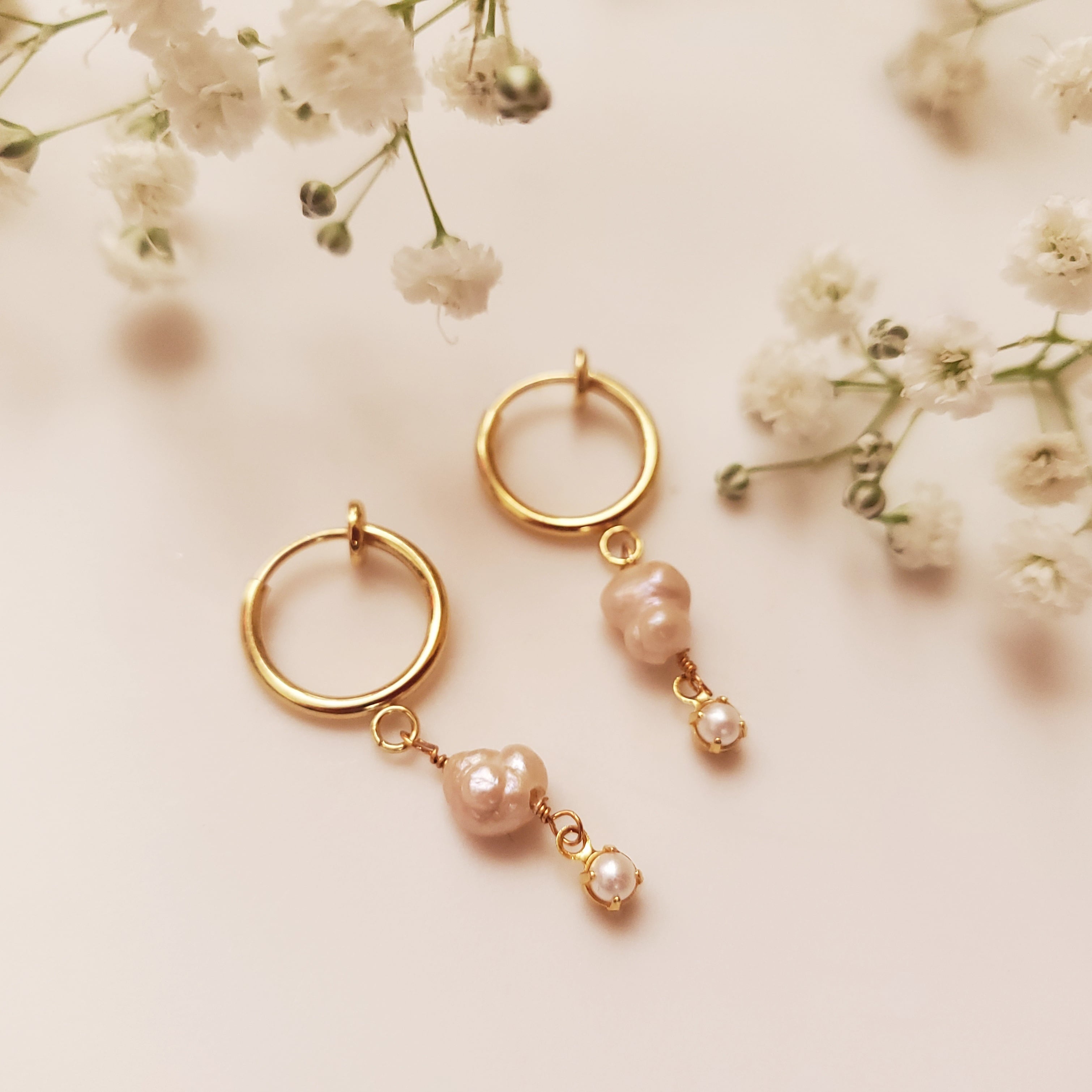 琵琶湖パール・あむりた～joy【ピアスorネックレス】 | accessory yuragi