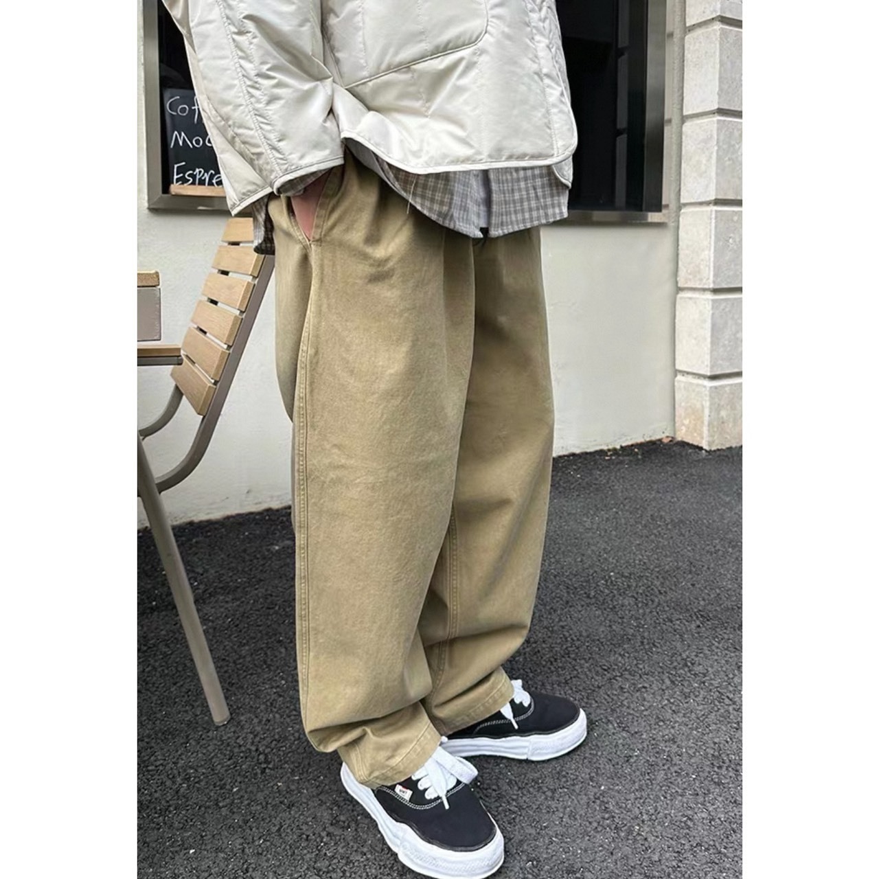 Wide tuck chino pants 1171 - 2