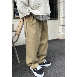 Wide tuck chino pants 1171