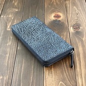エレファント 長財布 クリスタルブルー