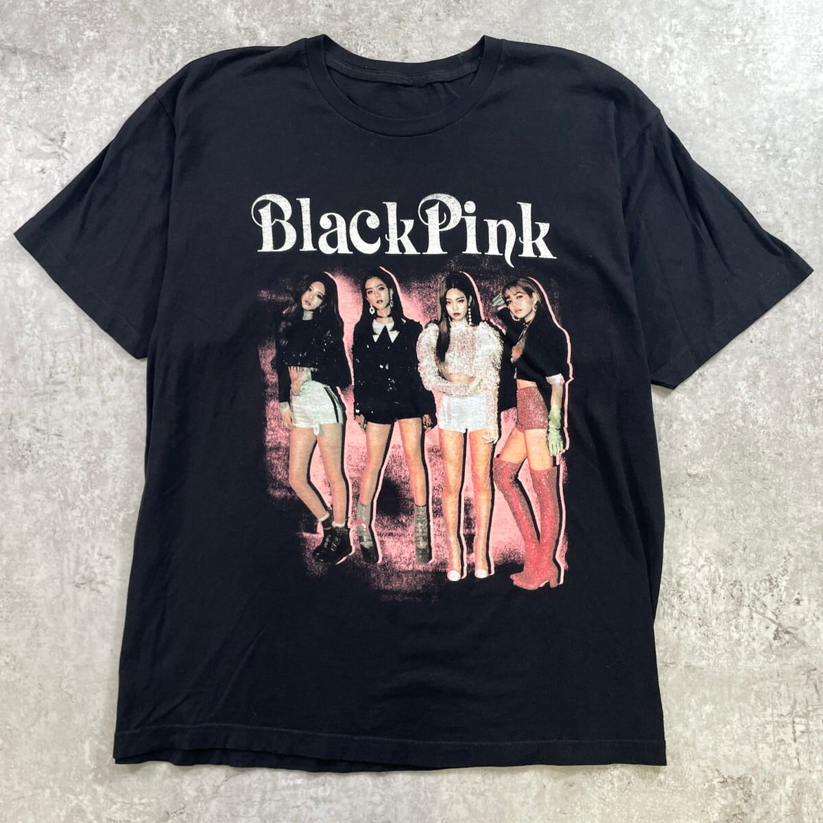 Black Pink ブラックピンク IN YOUR AREA 2019 ツアーTシャツ メンズXL