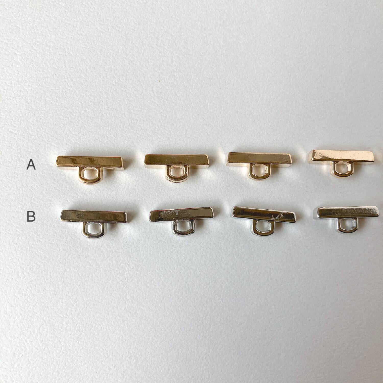 シンプル細長バーボタン（18mm） | Dua-アクセサリーパーツショップ