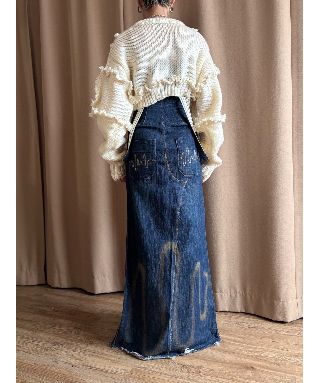 natural cream remake knit-5060-11