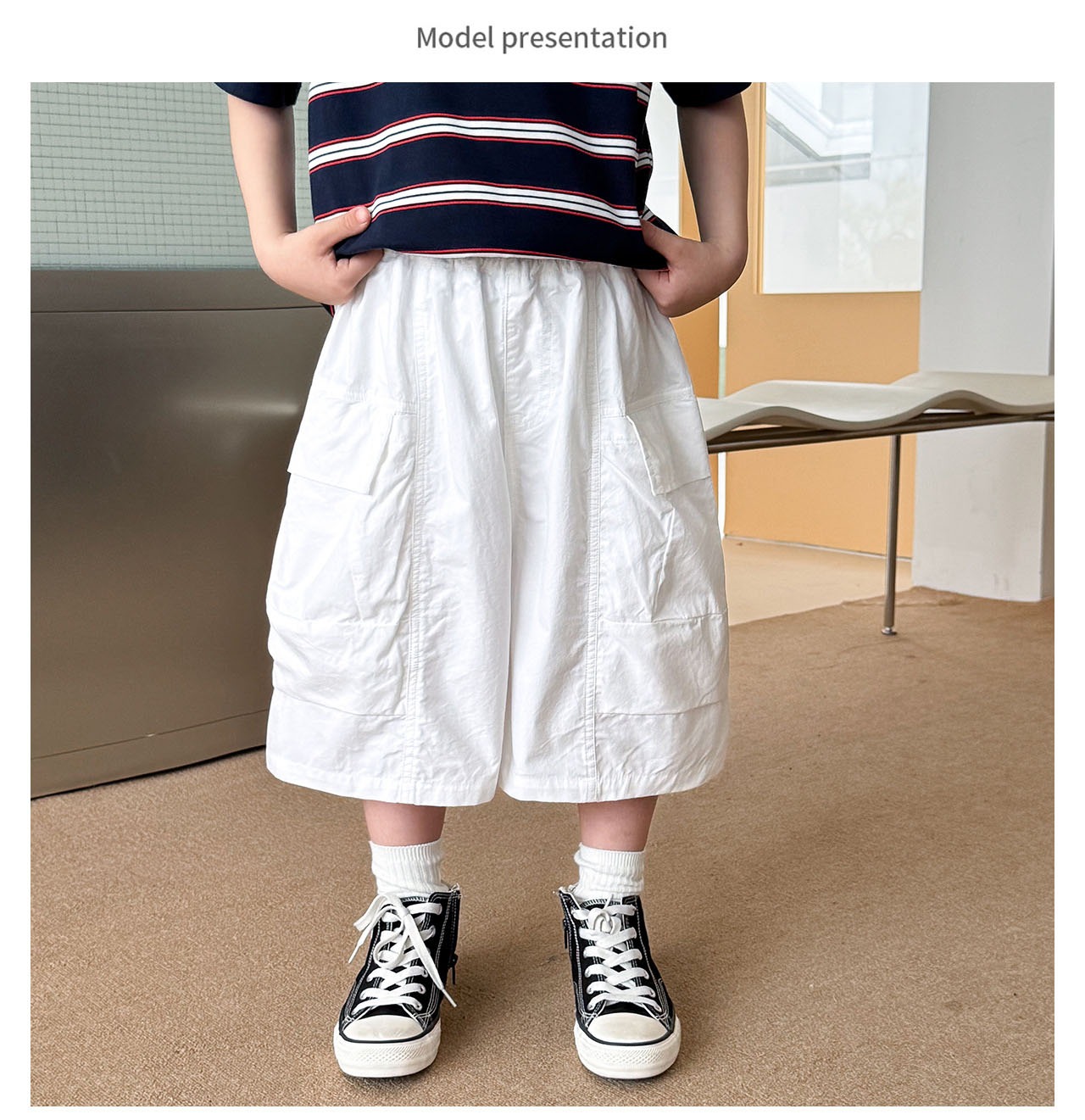 [bdiary] Order Cargo Bermuda Pants / [비다이어리] 오더카고버뮤다팬츠