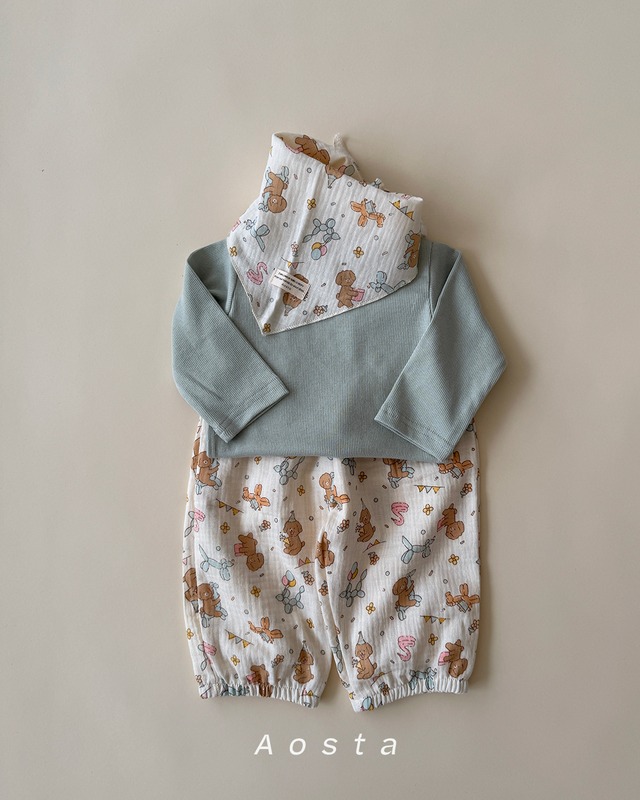 【即納/100.110】aosta/poodle bonbonpants