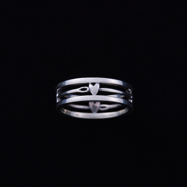 KAHIKO SILVER RING (NEEDLE)