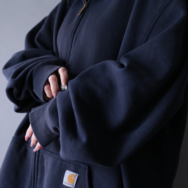 "carhartt" XXXL super over silhouette zip-up parka