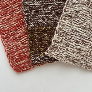 Set of 3 Hand Knitted Pot Holders D