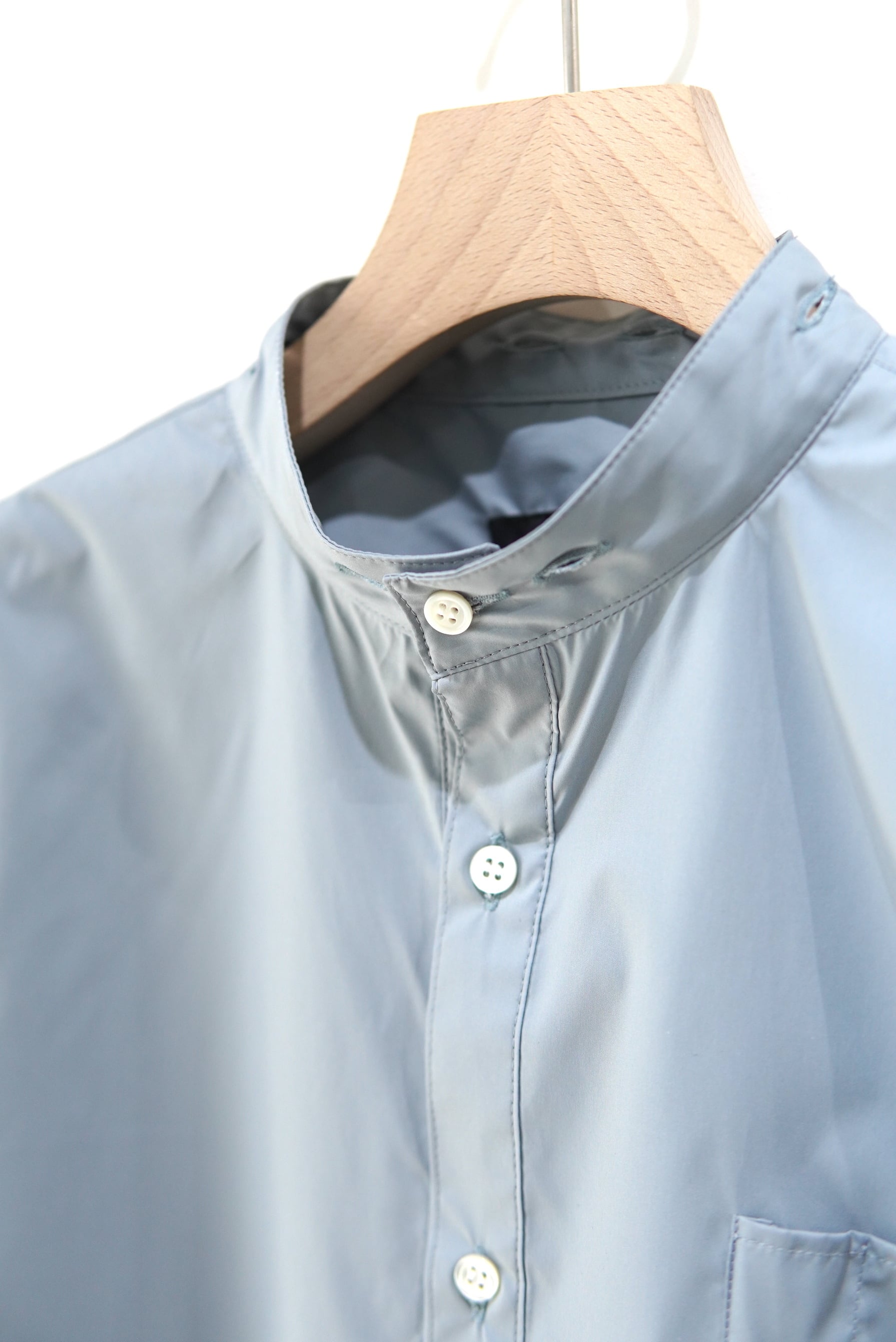 トップス cobble du / piercing tops / BLUE cobble du / collar pierce shirts / GRAY | POETRY