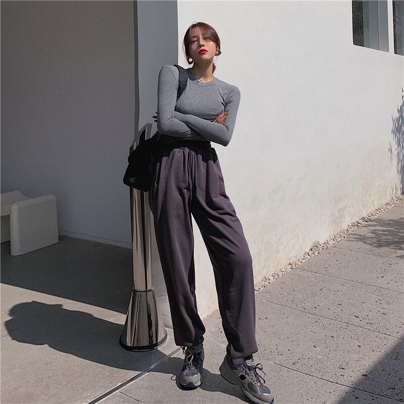 ギャザーパンツ ハイウェストウェストルーズオータムウィンターカジュアル 秋物 冬物 ブラックストロベリース60441154554