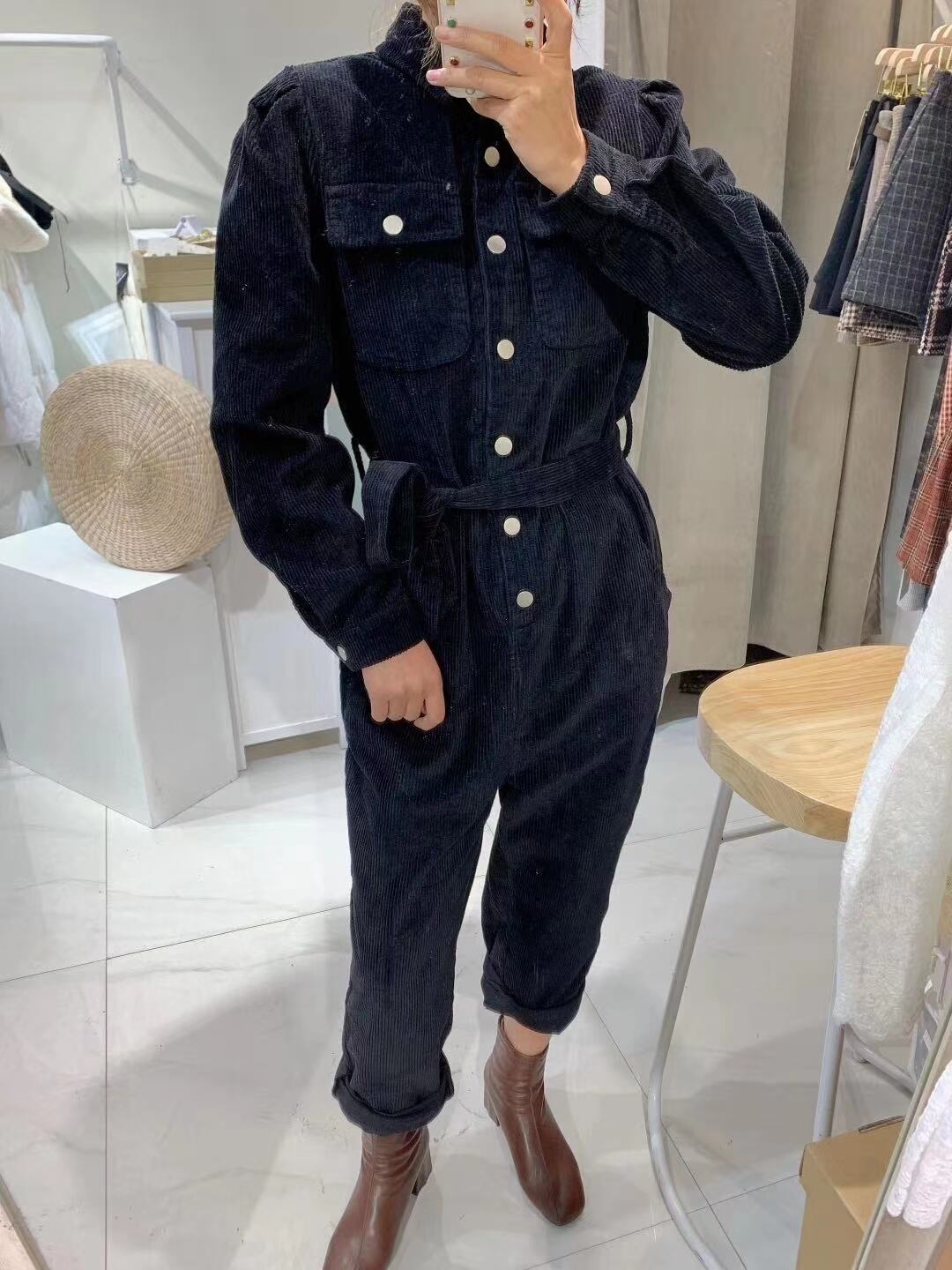 コットンコーデュロイ ジャンプスーツ　AJ33167-3314