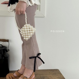 «sold out»«poisson» リボンフレアパンツ 2colors