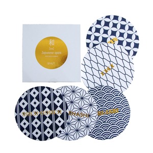 WA [和] COASTER [navy x gold]/&nut/ゴールド/コースター/和