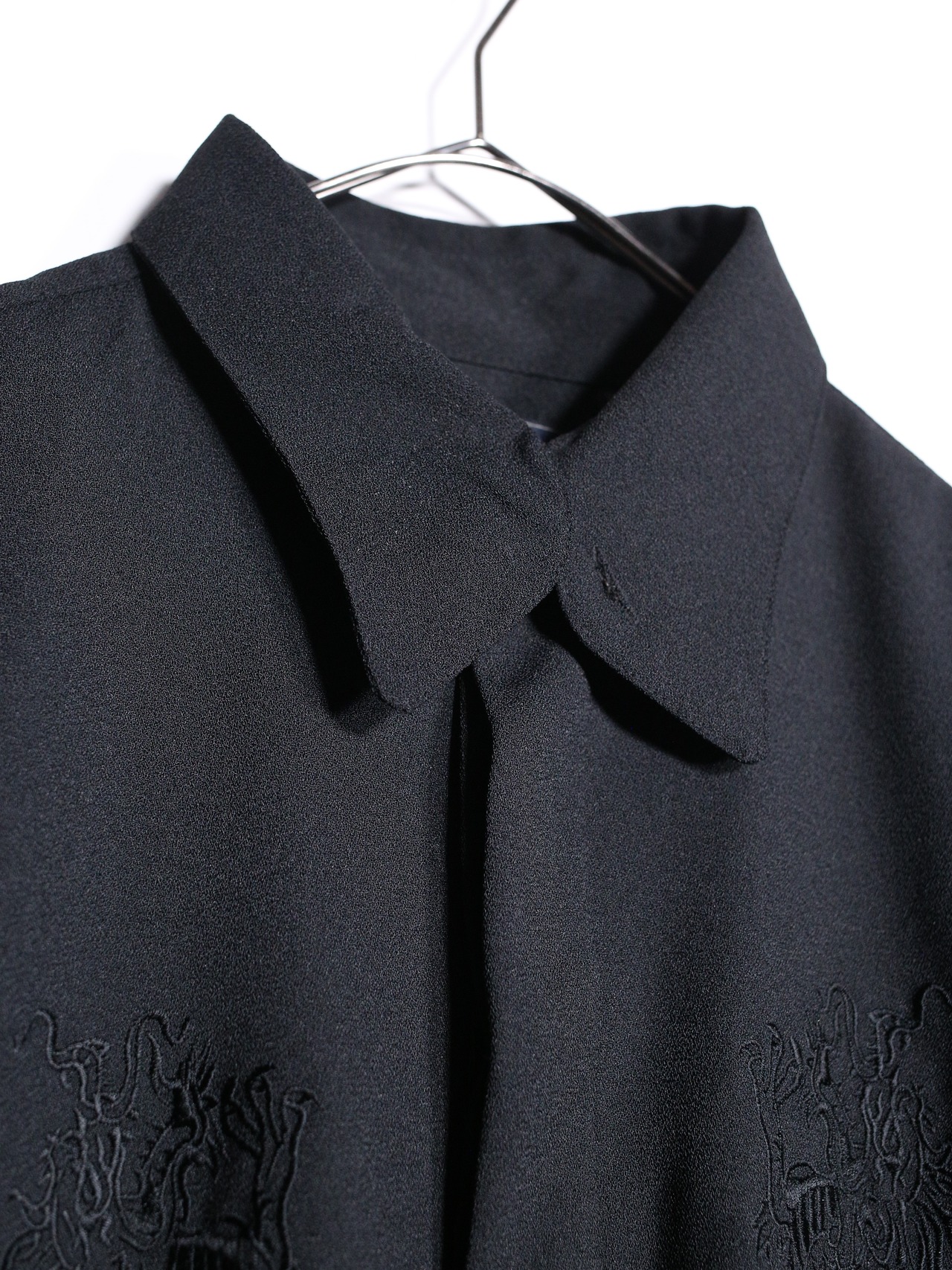 龍 embroidery oversize shirt - 8