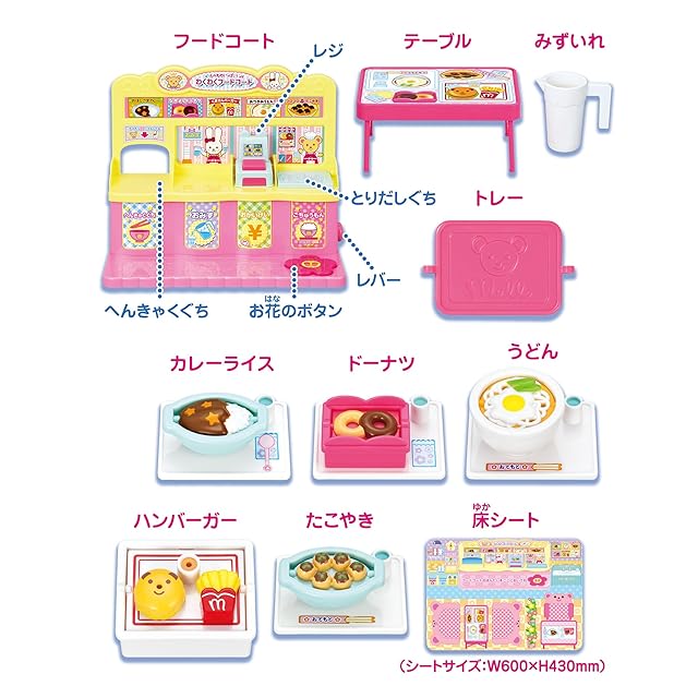 パイロット メルちゃん おせわパーツ たべものいっぱい! わくわく