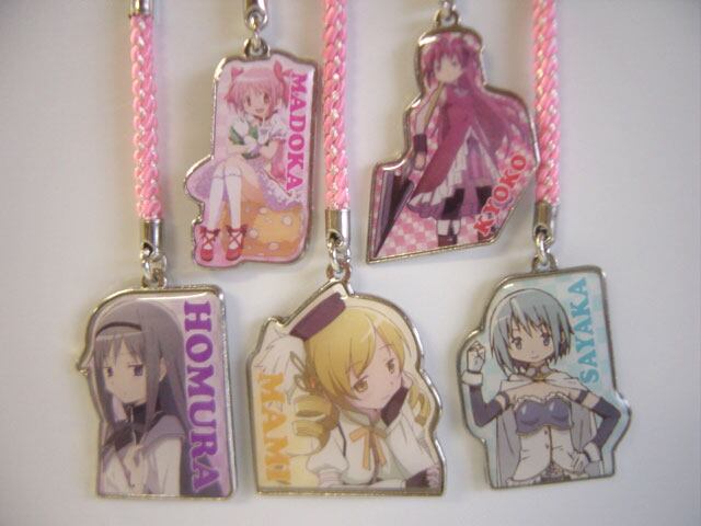 ♯Hul07Bo魔法少女まどか☆マギカ根付メタルプレート全8種 ♯Hul07Bo魔法少女まどか☆マギカ根付メタルプレート全8種