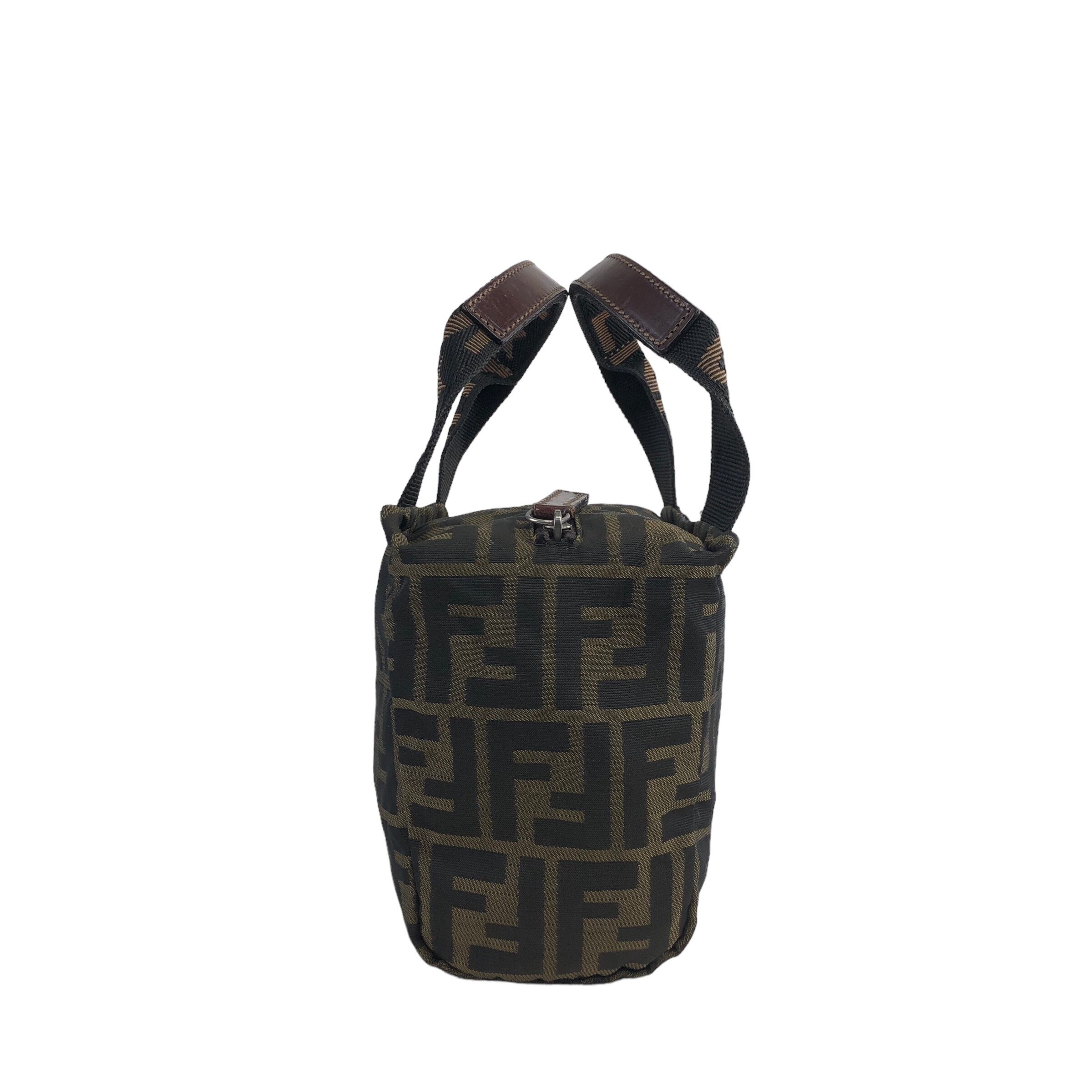 FENDI フェンディ ロゴ ハンドバッグ ブラウン ミニバッグ vintage