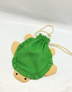 カメ　亀　巾着袋｜とりさん工房ーかわいいハンドメイドポーチ
