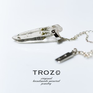【002 Necklace Fest 2026】 スイス産クォーツ (水晶) 鉱物原石 シルバー925 ネックレス 天然石 アクセサリー (No.3776)