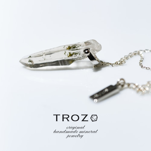 【002 Necklace Fest 2026】 スイス産クォーツ (水晶) 鉱物原石 シルバー925 ネックレス 天然石 アクセサリー (No.3776)