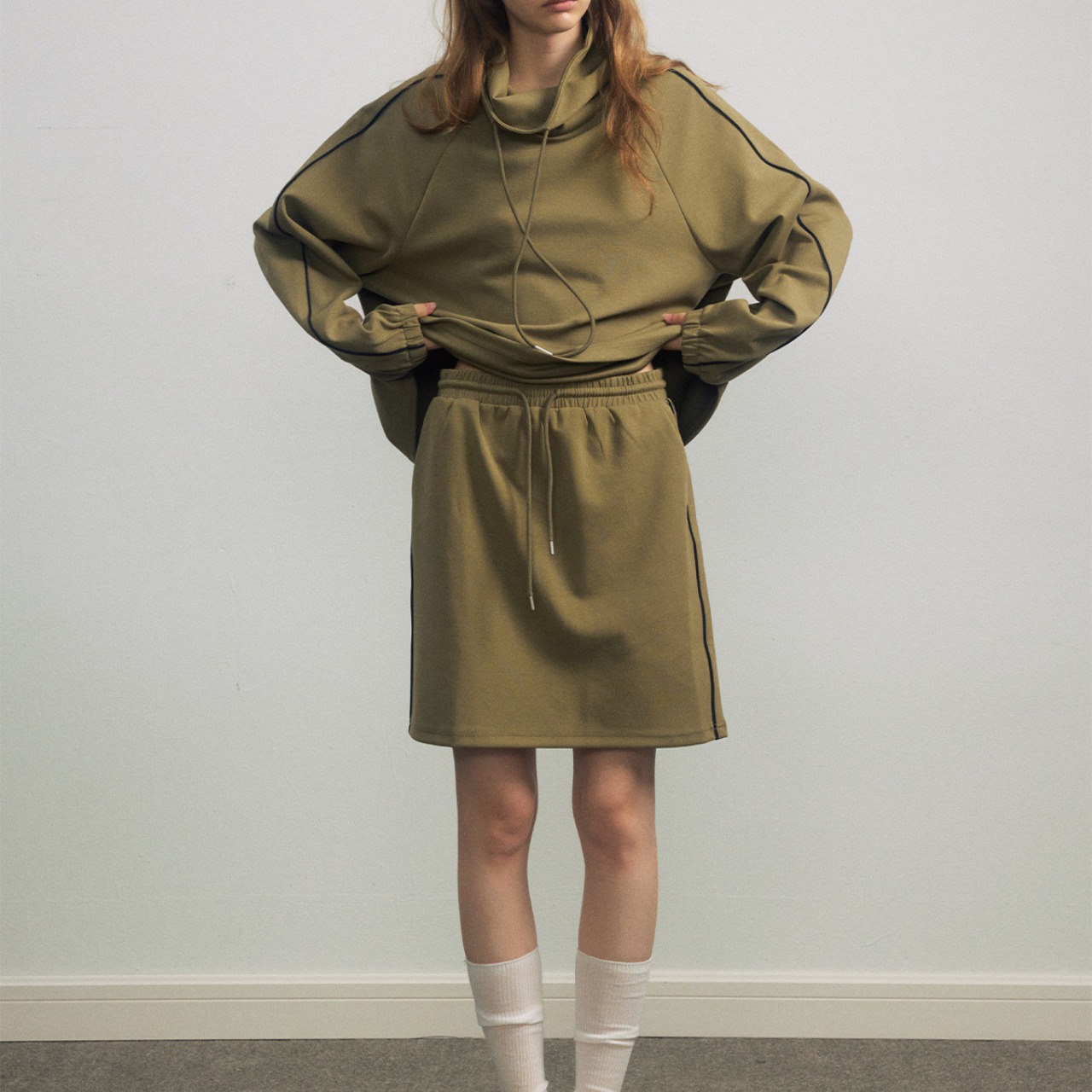 Sweat Mini Skirt T3836