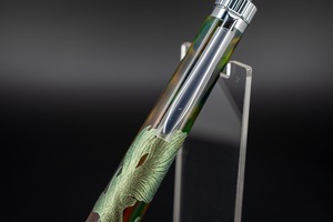 ※【科学技術と芸術の宝石】ハイブリッドオパール 沈金 泡沫 gold BP