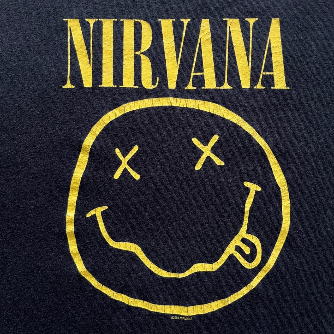 Nirvana 00s Smiley Face Band Tee | Vintage High Line