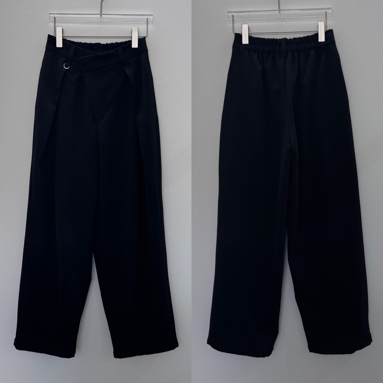 スラントウエストタックPT/ブラック