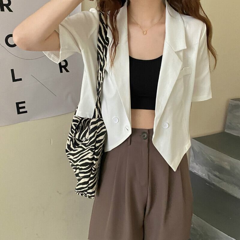 スプリングジャケット レディースショートカジュアルスリムカーディガン 春物 1号婦人23257122039