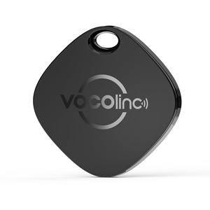 【人気】VOCOlinc エアタグ 紛失防止タグ Appleの (iOSのみ対応) スマートタグ 忘れ物防止 タグ 超薄(0.75 cｍ) Bluetooth トラッカー 探し物（鍵、荷物用）電池交換可能 軽量 黒 (1 個)