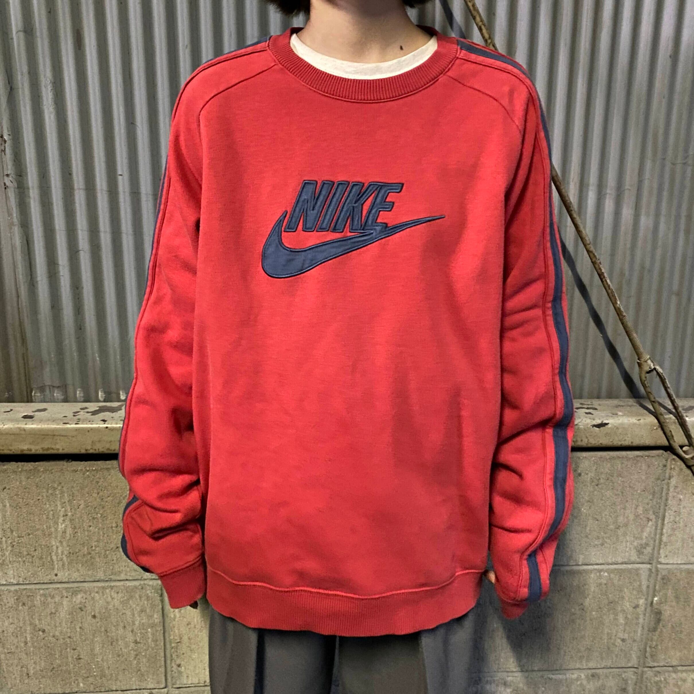 ナイキ☆nike☆ビッグロゴ☆スウェット☆トレーナー☆ワッペンロゴ