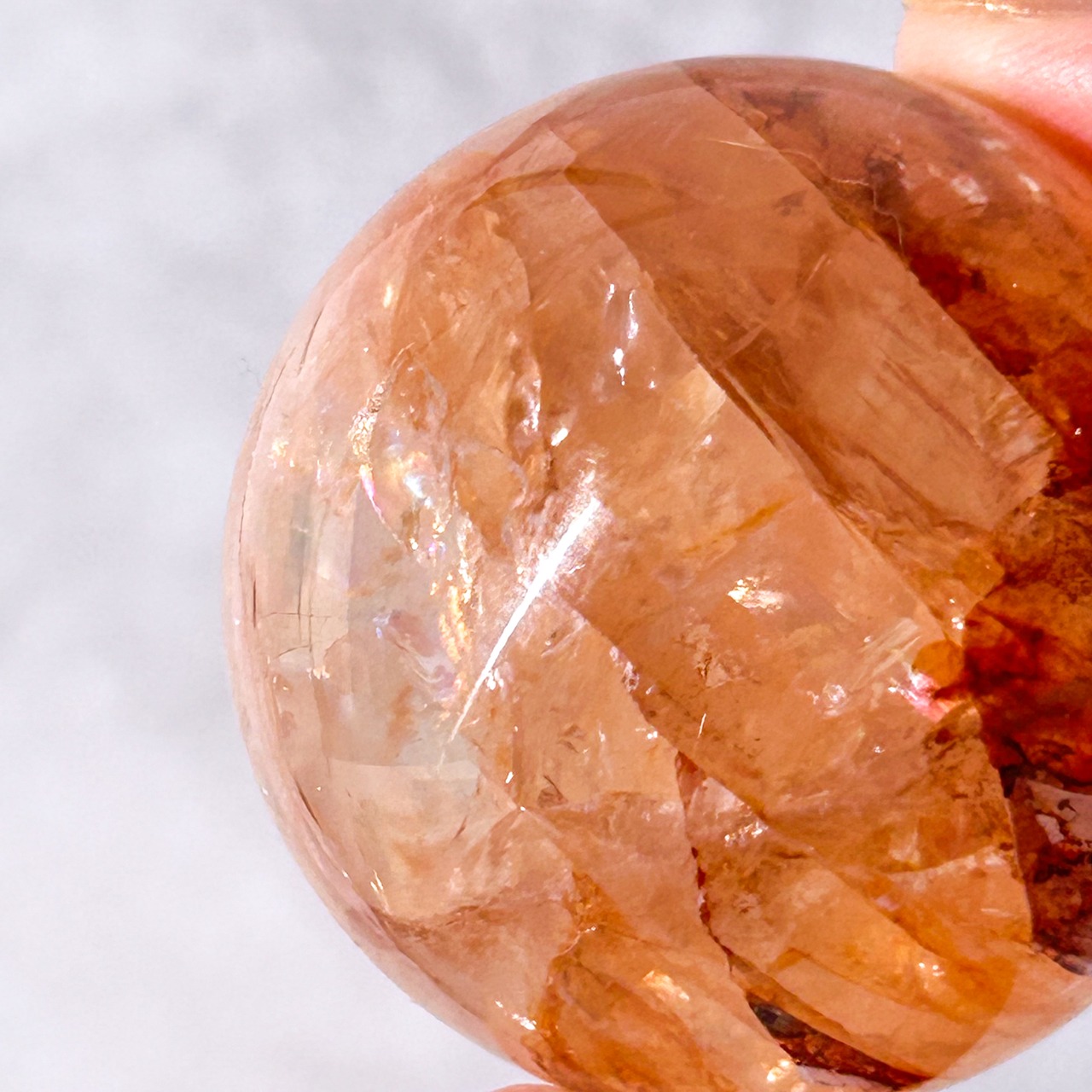 ファイヤークォーツ・ゴールデンヒーラー スフィア