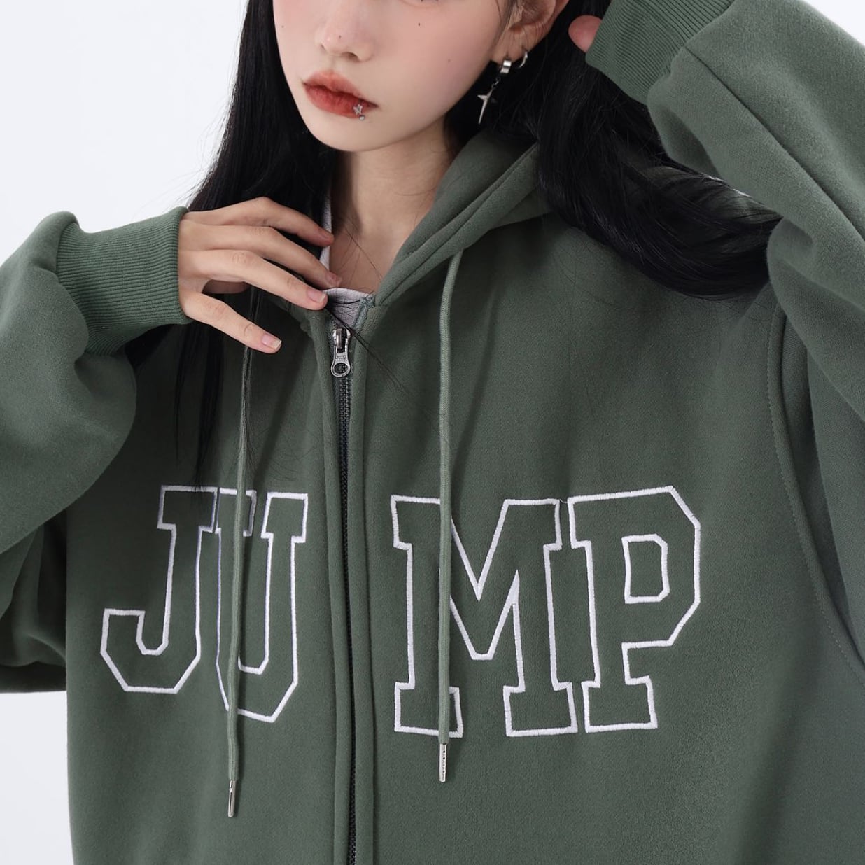 JUMP NEXT全6色ベーシックジップアップパーカー | mblueshop