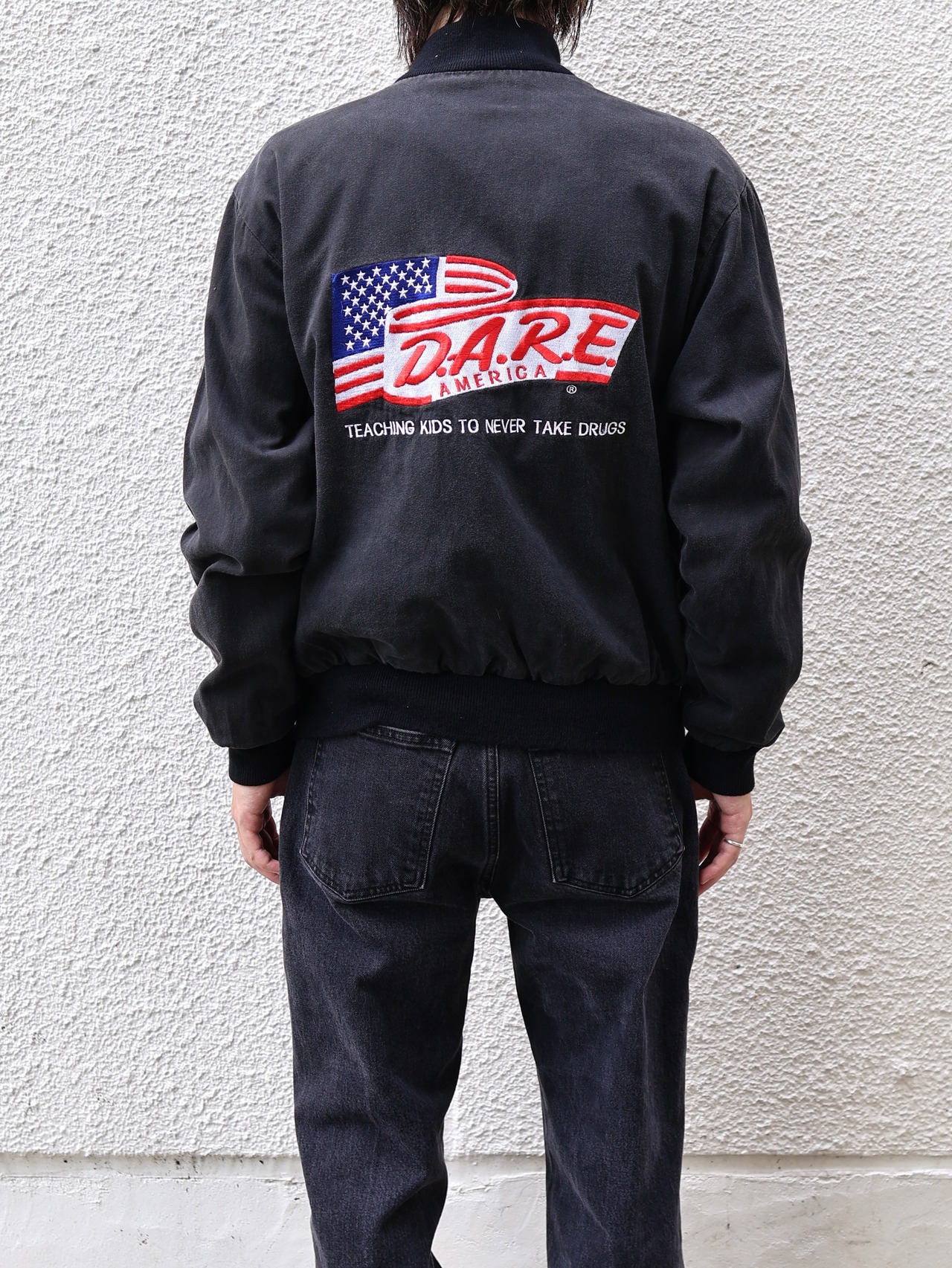 back design bomber jacket