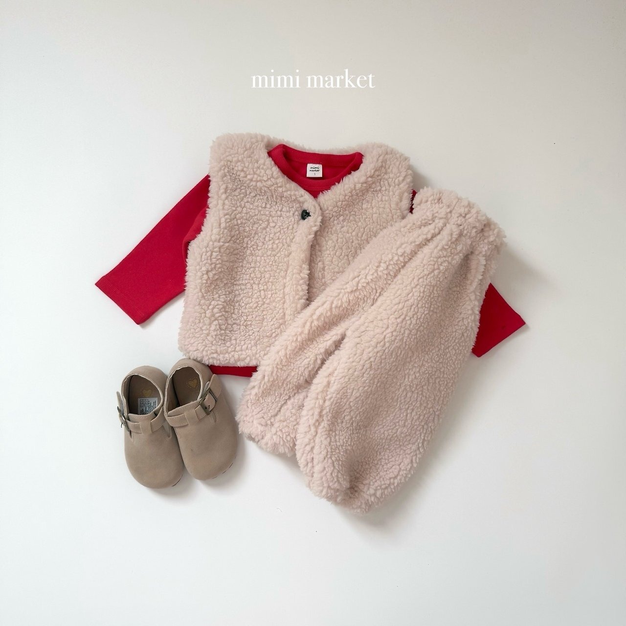 ミミマーケット / mimimarket / プードルベスト / 韓国子供服 / キッズ / 26winter〖取寄〗*S~L*