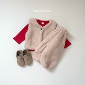 ミミマーケット / mimimarket / プードルベスト / 韓国子供服 / キッズ / 26winter〖取寄〗*S~L*