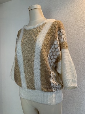 1980's Dolman Sleeve Short Sleeve Sweater