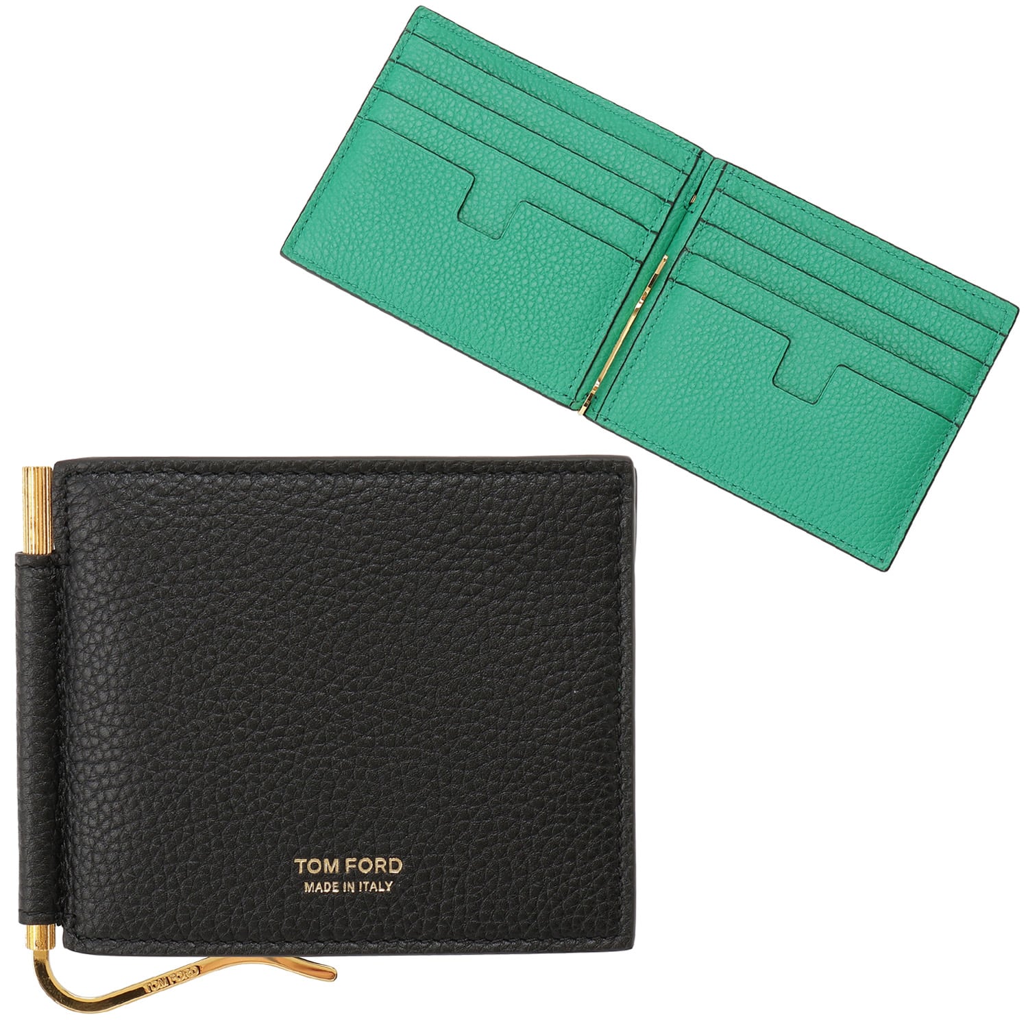 トムフォード マネークリップ付きカードケース 転がさ 