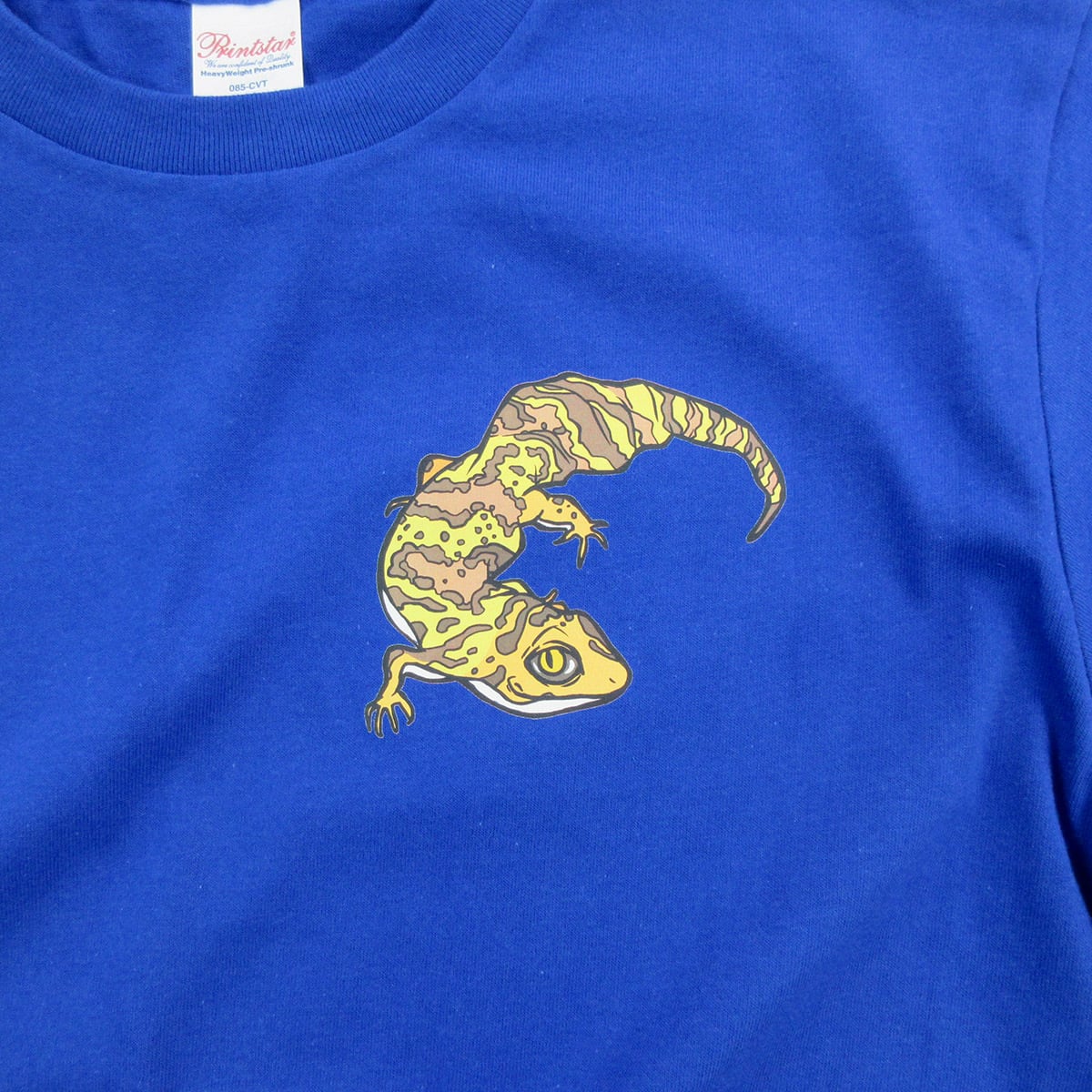 シマシマ 爬虫類 レオパ イラスト Tシャツ am78 検索） レオパードゲッコー 餌 飼い方