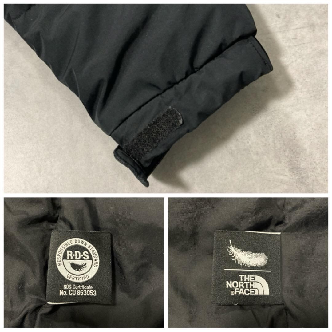 ノースフェイス ダウンジャケット ロング コート ベンチ L 黒 12773  