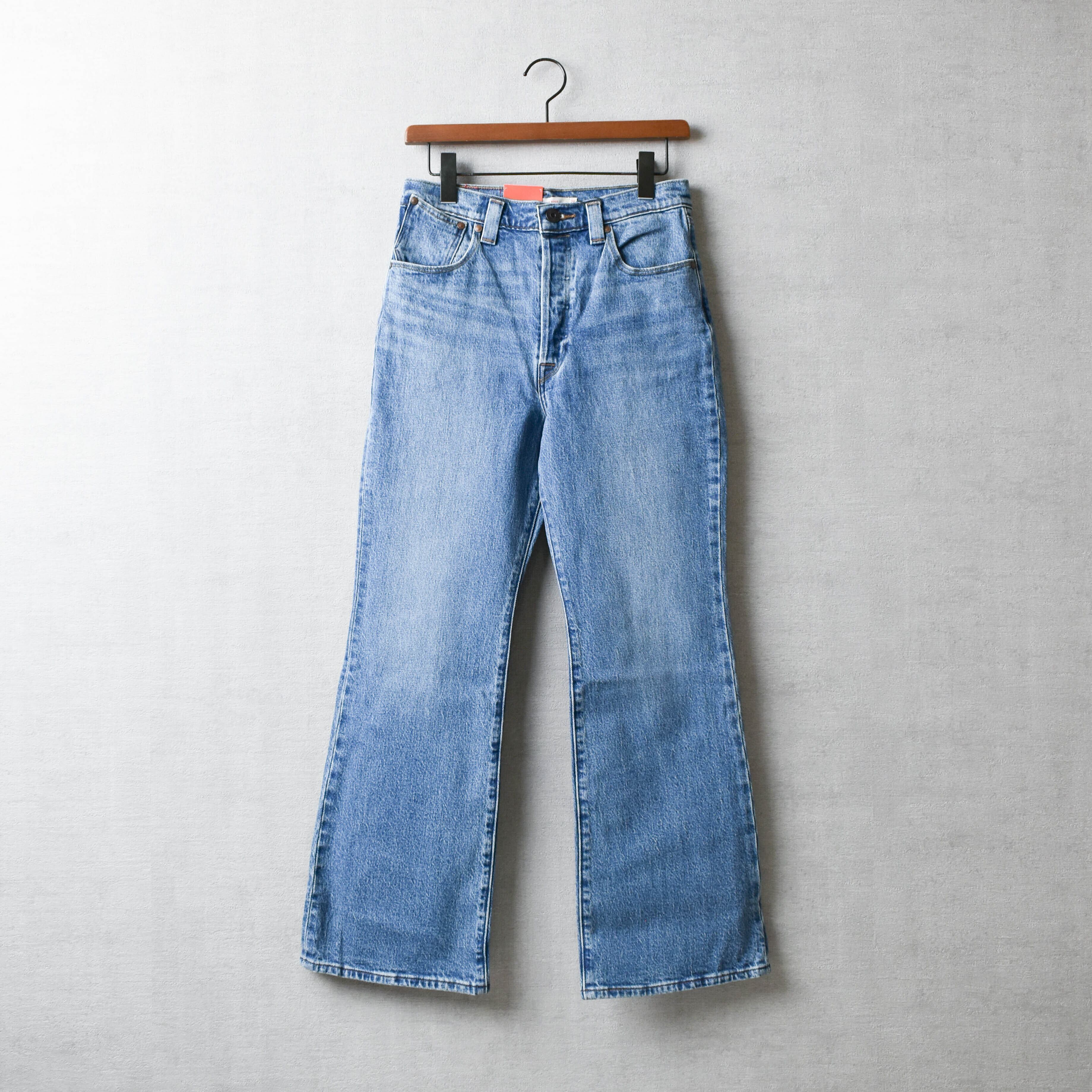 [NEW] LEVI'S RED RIBCAGE BOOT ライトブルー A2680-0002 28inch