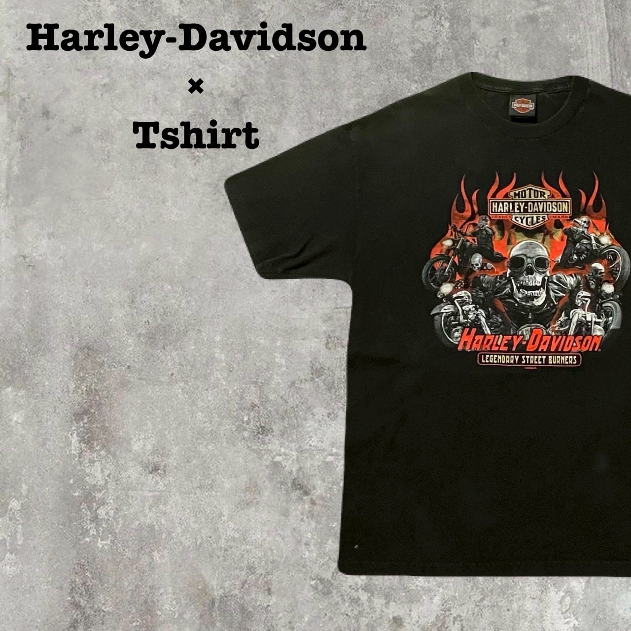 ハーレーダビットソン Harley davidson ハーレー スカル ロゴ Harley