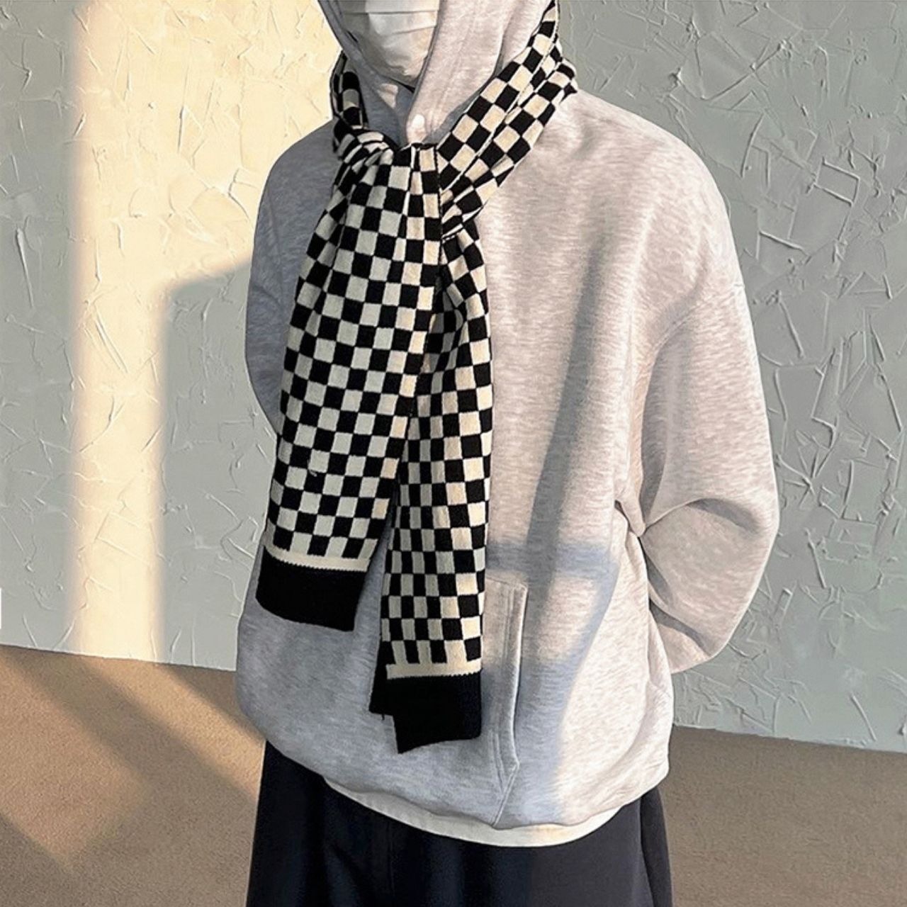 ビッグシルエット ドロップショルダー フーディー プルオーバー　1001