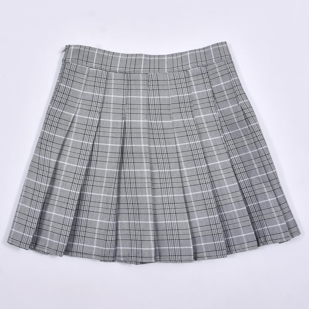 50%OFF】グレンチェック プリーツミニスカート | VOLCAN&APHRODITE