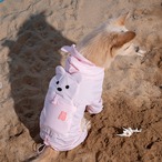 【PUPPYGARRERY公式】Big bear cooling jumpsuit　S-XL　