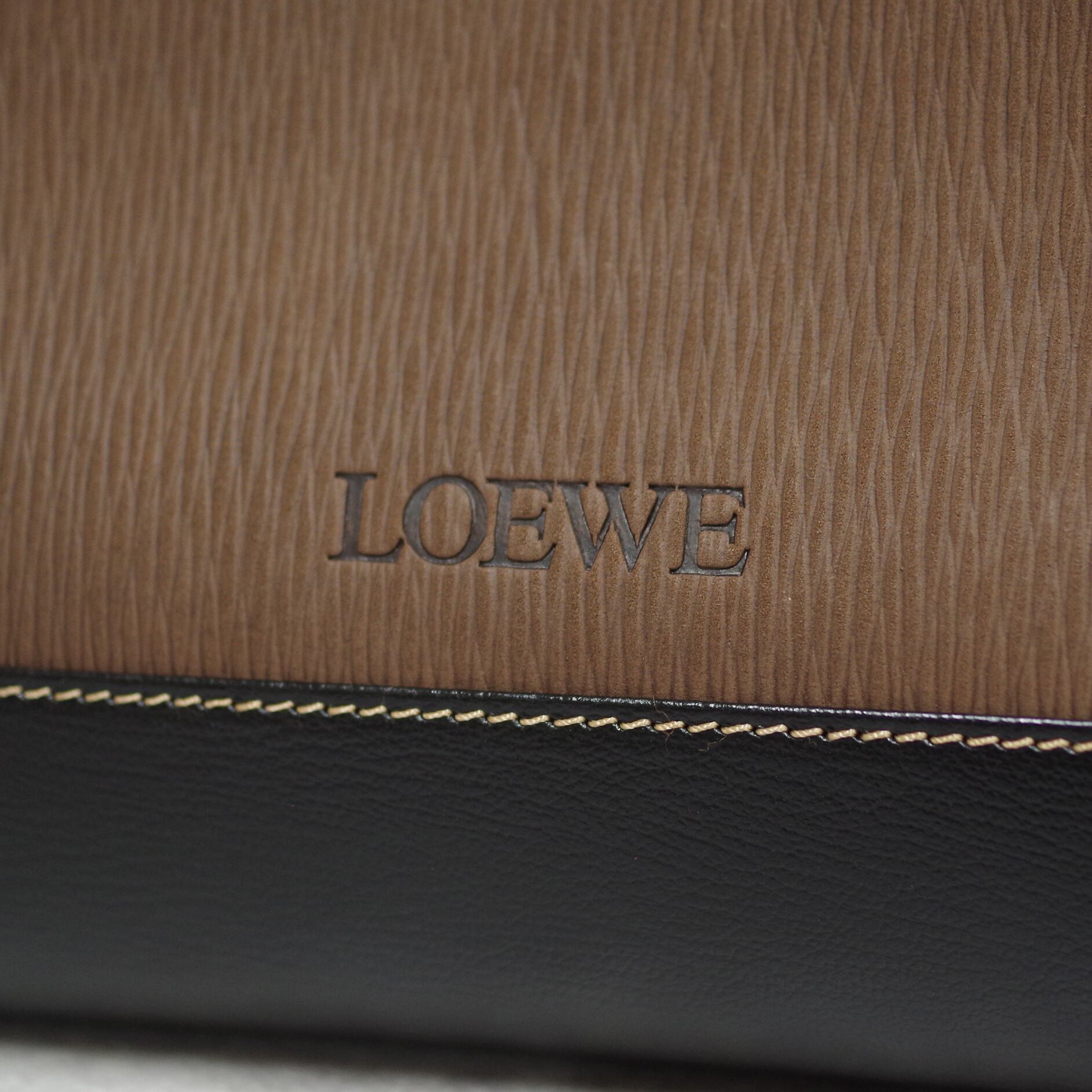 LOEWE ロエベ ベラスケス ショルダーバッグ ブラック ブラウン レザー