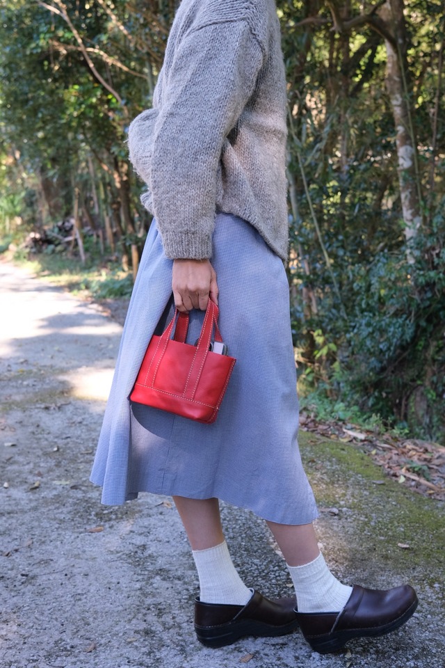 《即納》basket & tote (SS)【red】