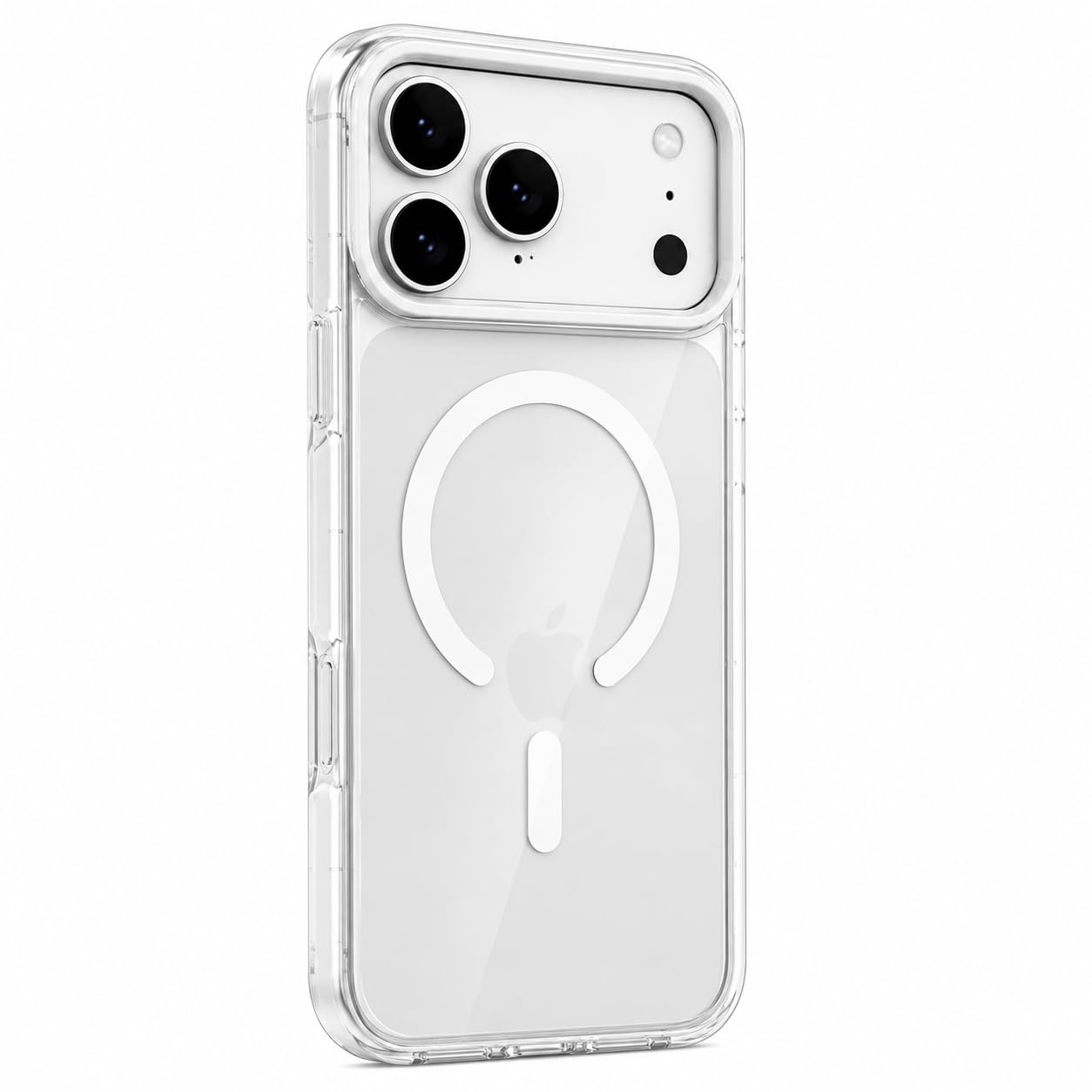 NIPPON AURA Bold クリアケース iPhone 18 Pro Max用 N52強力マグネット MagSafe対応 米軍規格3M落下保護 耐衝撃 TPU+PC+TPE 黄ばみ防止